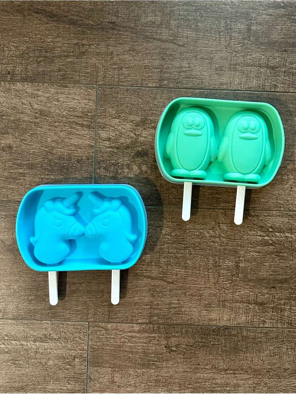 Silicone Popsicle Molds - Penguin and Unicorn